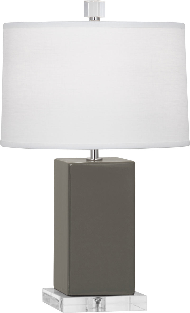 Robert Abbey (CR990) Harvey Accent Lamp with Oyster Linen Shade