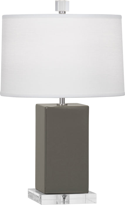Robert Abbey (CR990) Harvey Accent Lamp with Oyster Linen Shade