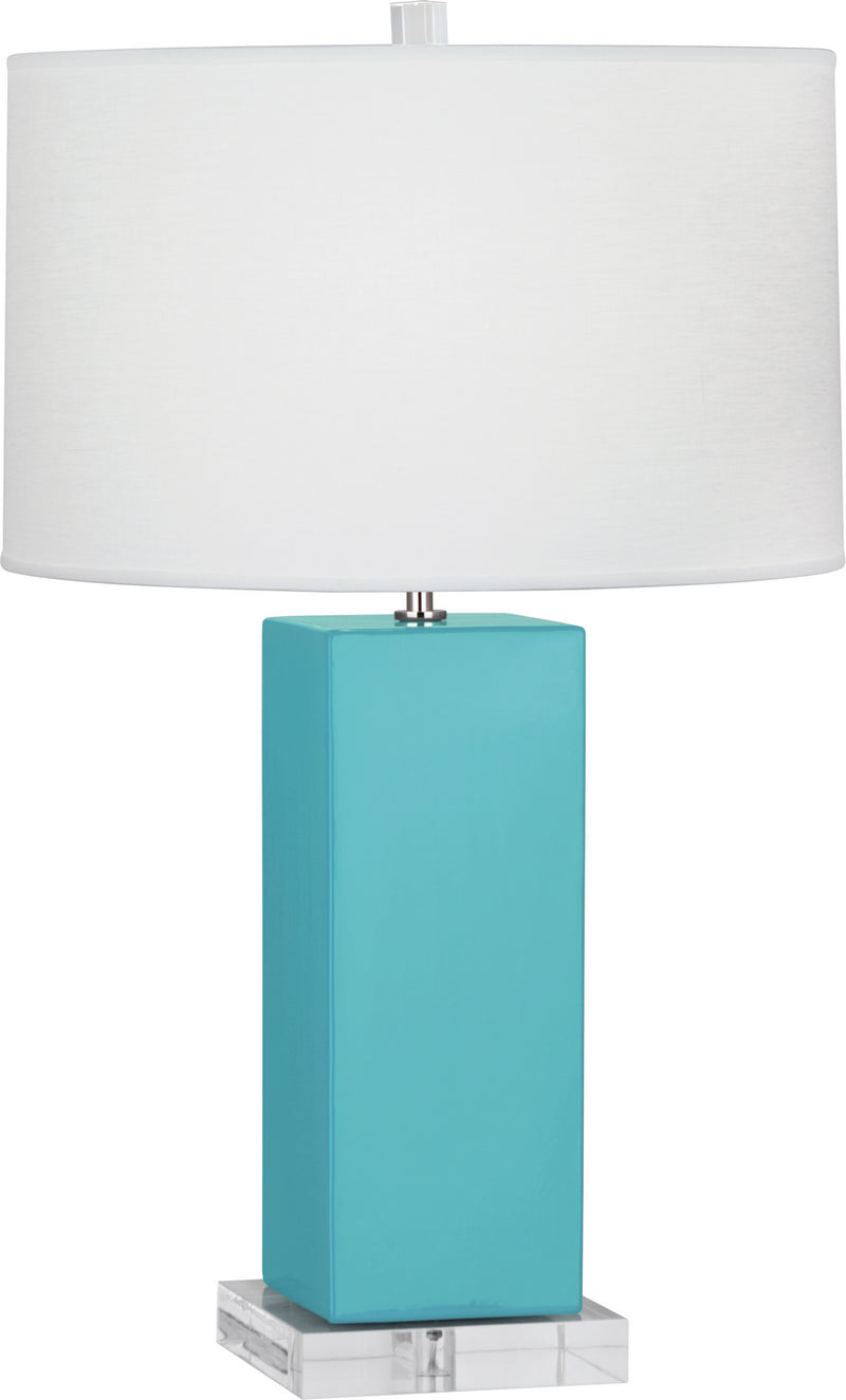 Robert Abbey (EB995) Harvey Table Lamp with Oyster Linen Shade