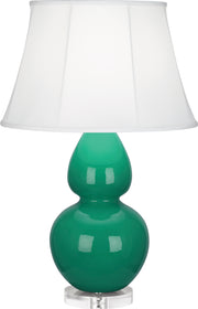 Robert Abbey (EG23) Double Gourd Table Lamp with Lucite Base