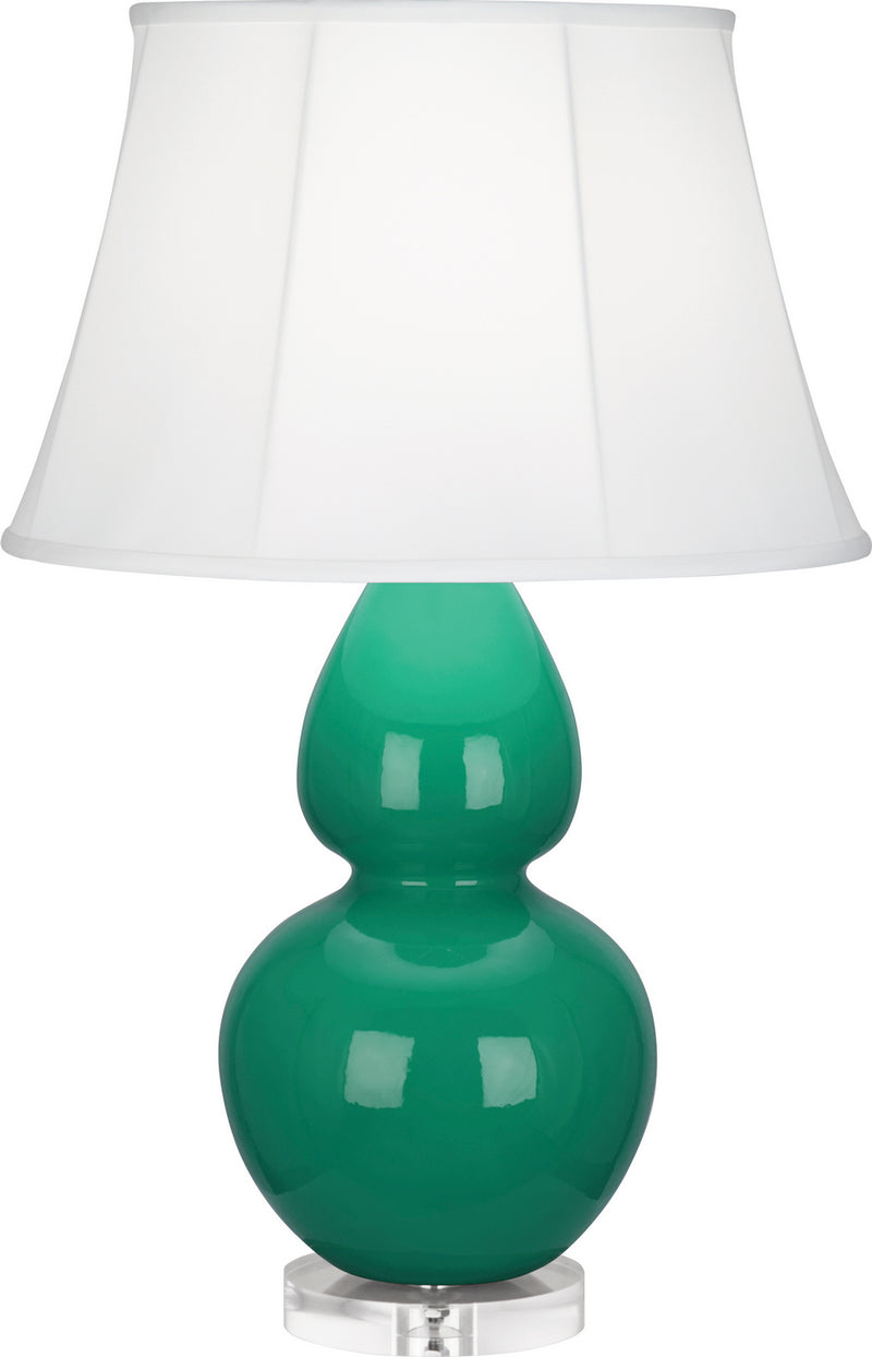 Robert Abbey (EG23) Double Gourd Table Lamp with Lucite Base