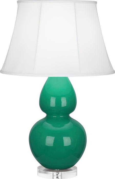 Robert Abbey (EG23) Double Gourd Table Lamp with Lucite Base