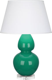 Robert Abbey (EG23X) Double Gourd Table Lamp with Lucite Base