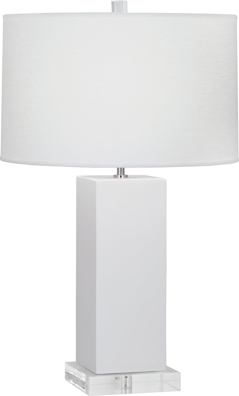 Robert Abbey (LY995) Harvey Table Lamp with Oyster Linen Shade