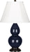 Robert Abbey (MB11) Small Double Gourd Accent Lamp with Ivory Stretched Fabric Shade