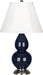 Robert Abbey (MB12) Small Double Gourd Accent Lamp with Ivory Stretched Fabric Shade