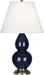 Robert Abbey (MB12X) Small Double Gourd Accent Lamp with Pearl Dupioni Fabric Shade