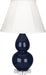 Robert Abbey (MB13) Small Double Gourd Accent Lamp with Ivory Stretched Fabric Shade