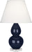 Robert Abbey (MB13X) Small Double Gourd Accent Lamp with Pearl Dupioni Fabric Shade