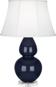 Robert Abbey (MB23) Double Gourd Table Lamp with Lucite Base