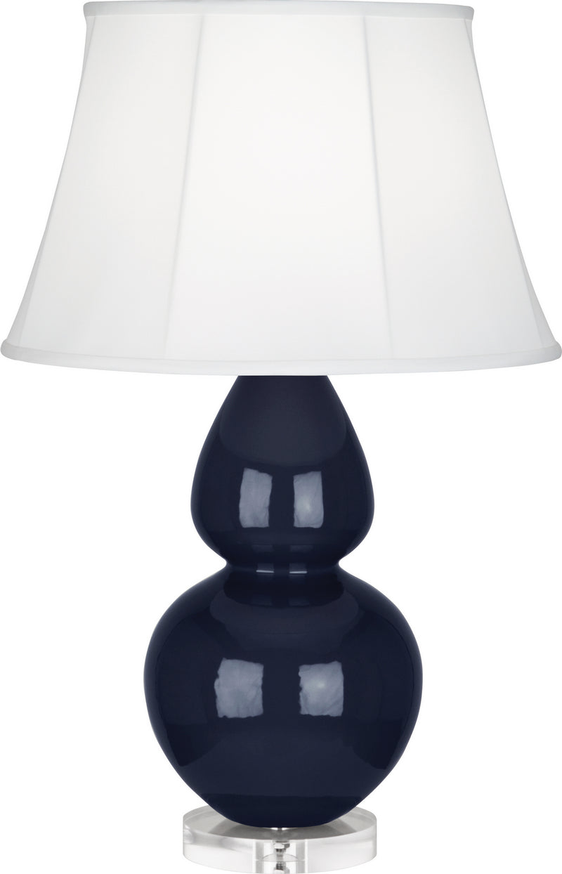 Robert Abbey (MB23) Double Gourd Table Lamp with Lucite Base
