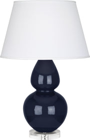 Robert Abbey (MB23X) Double Gourd Table Lamp with Lucite Base