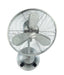 Bellows I Wall Fans in Brushed Polished Nickel, Control Knobs
