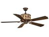 Yosemite 56" Ceiling Fan in Burnished Bronze from Vaxcel, item number F0011