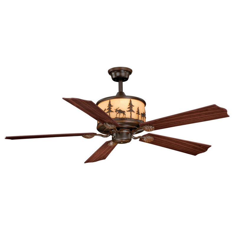 Yellowstone 56" Ceiling Fan in Burnished Bronze from Vaxcel, item number FN56305BBZ