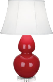 Robert Abbey (RR23) Double Gourd Table Lamp with Lucite Base
