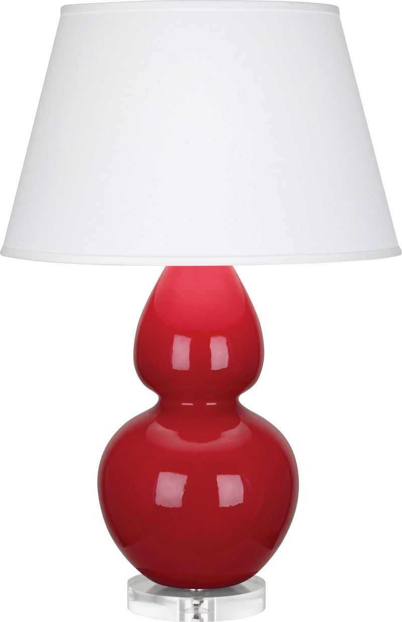 Robert Abbey (RR23X) Double Gourd Table Lamp with Lucite Base