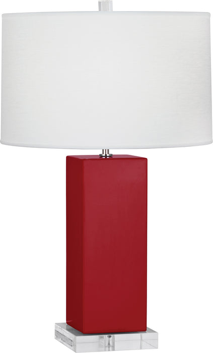 Robert Abbey (RR995) Harvey Table Lamp with Oyster Linen Shade