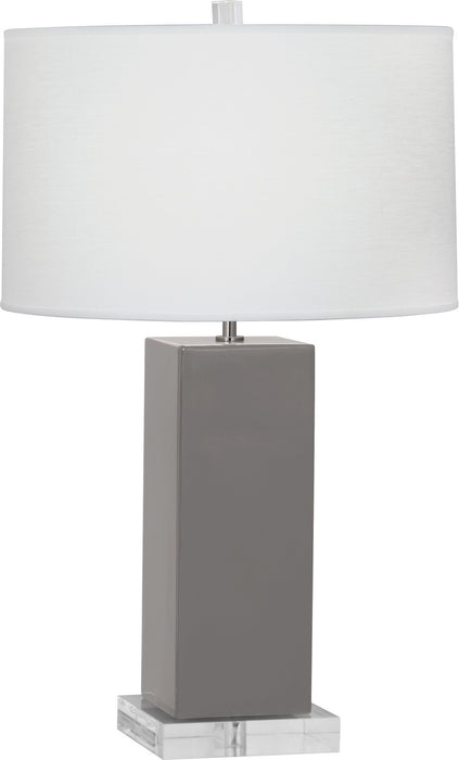 Robert Abbey (ST995) Harvey Table Lamp with Oyster Linen Shade