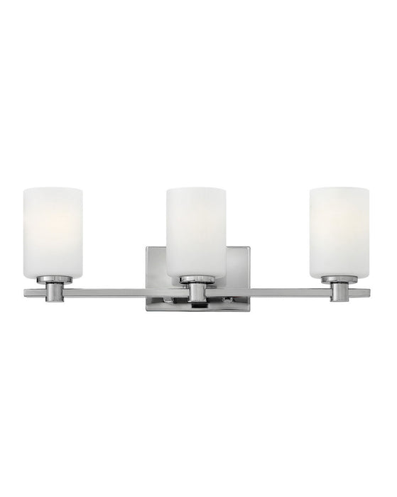 Karlie Three Light Vanity in Chrome