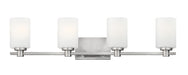 Karlie Four Light Vanity in Brushed Nickel