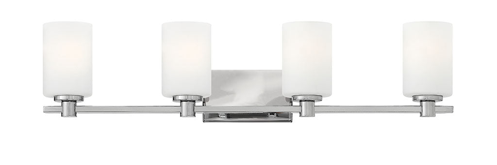 Karlie Four Light Vanity in Chrome