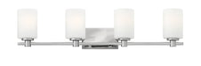 Karlie Four Light Vanity in Chrome