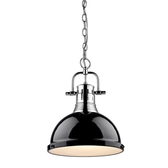 Duncan 1-Light Pendant with Chain in Chrome
