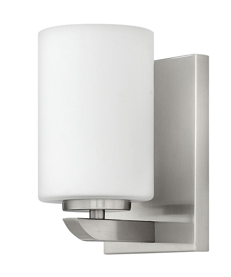 Kyra Single Light Vanity in Brushed Nickel