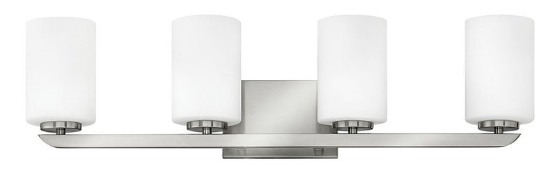 Kyra Four Light Vanity in Brushed Nickel