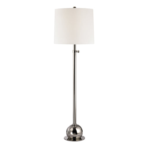 Marshall 1 Light Adjustable Floor Lamp in Polished Nickel