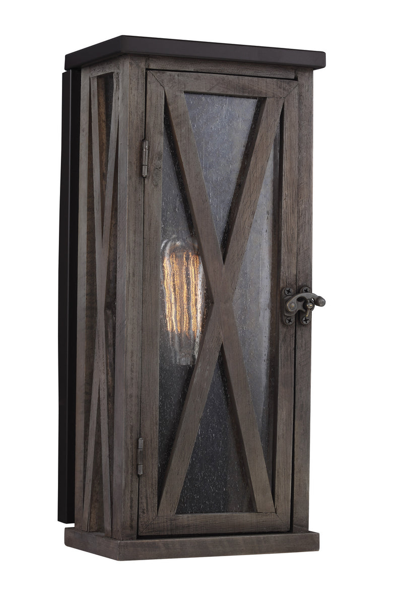Lumiere' Outdoor Lighting in Dark Weathered Oak / Oil Rubbed Bronze - Lamps Expo