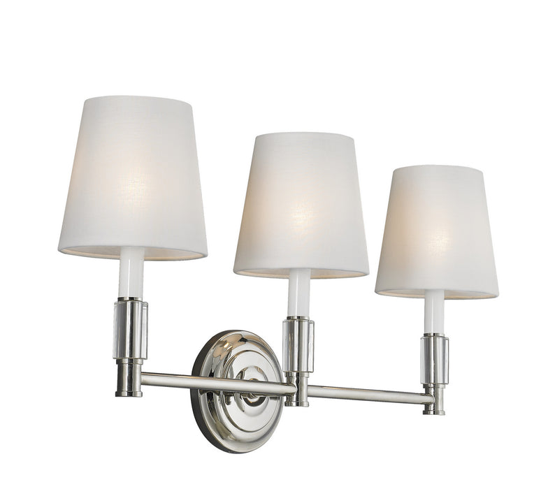 Lismore Bath Sconce in Polished Nickel - Lamps Expo