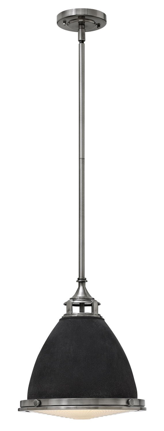 Amelia Medium Pendant in Aged Zinc - Lamps Expo
