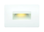 Luna Step Light 120v Horizontal 2700K in Satin White