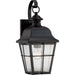 Millhouse 1-Light Outdoor Lantern in Mystic Black