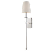Monroe 1-Light Sconce in Polished Nickel