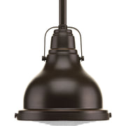 Fresnel Lens 1-Light Mini-Pendant in Oil Rubbed Bronze