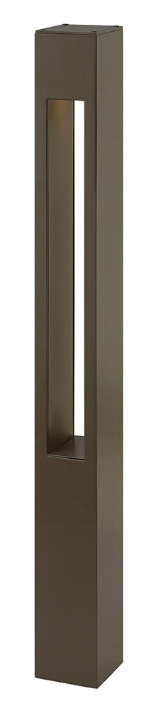 Atlantis Square Large 120v Bollard in Bronze