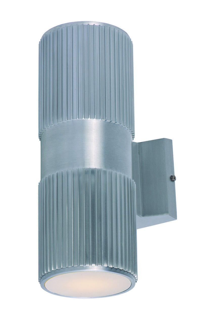 Lightray LED 2-Light Wall Sconce in Brushed Aluminum - Lamps Expo