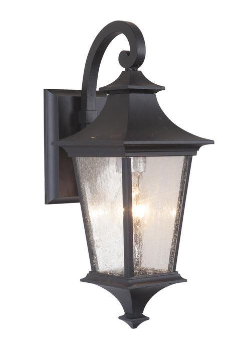 Argent II 1-Light Wall Lantern in Midnight - Incandescent (not included)