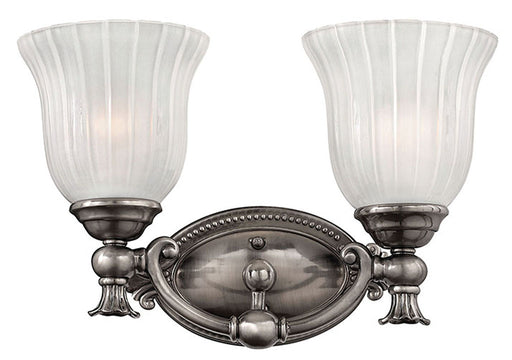 Francoise Two Light Vanity in Polished Antique Nickel