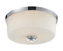 Lamina 3 Light Flush Mount in Chrome