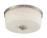 Lamina 3 Light Flush Mount in Brushed Nickel