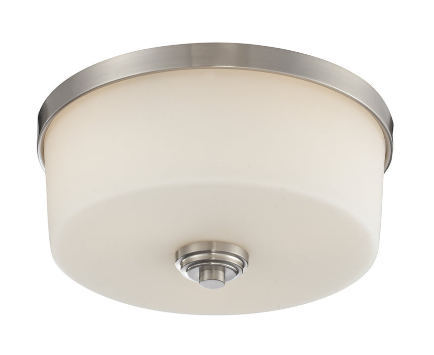 Lamina 3 Light Flush Mount in Brushed Nickel