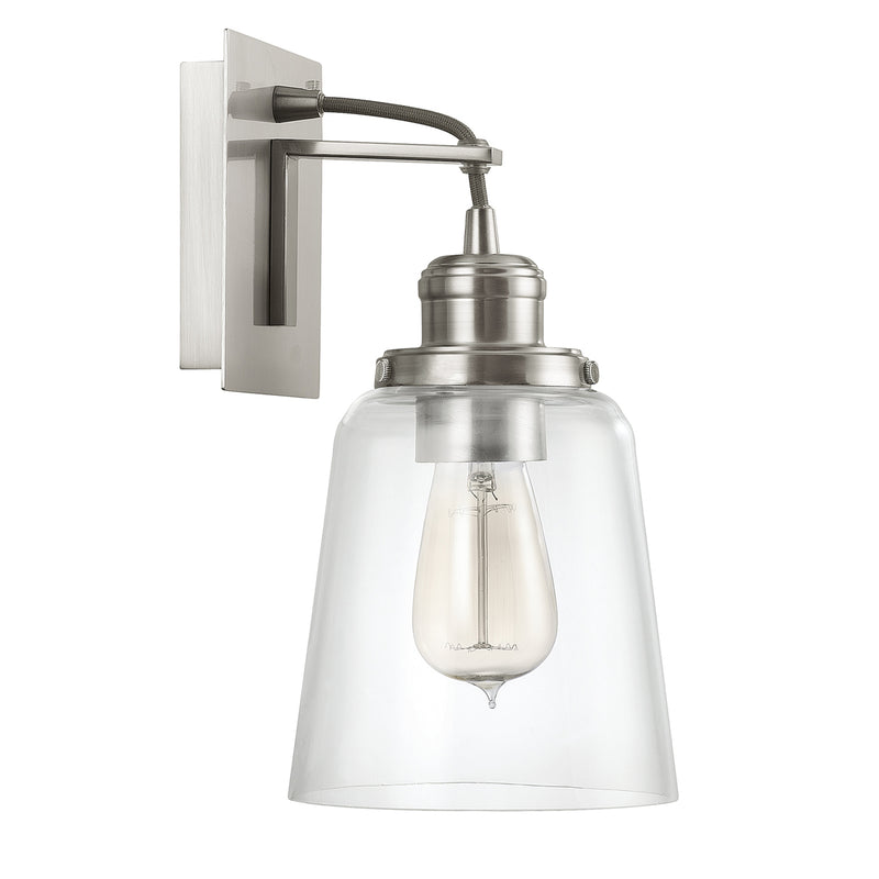 Sconce 1 Light Sconce in Brushed Nickel