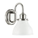 Baxter 1 Light Sconce in Polished Nickel