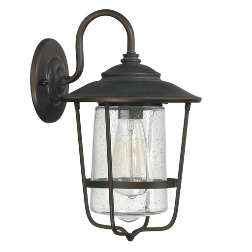 Creekside 1 Light Outdoor Wall Lantern in Old Bronze