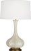 Robert Abbey (BN994) Pike Table Lamp with Pearl Dupoini Fabric Shade