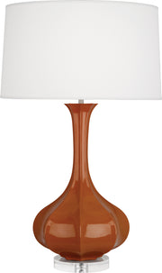 Robert Abbey (CM996) Pike Table Lamp with Pearl Dupoini Fabric Shade